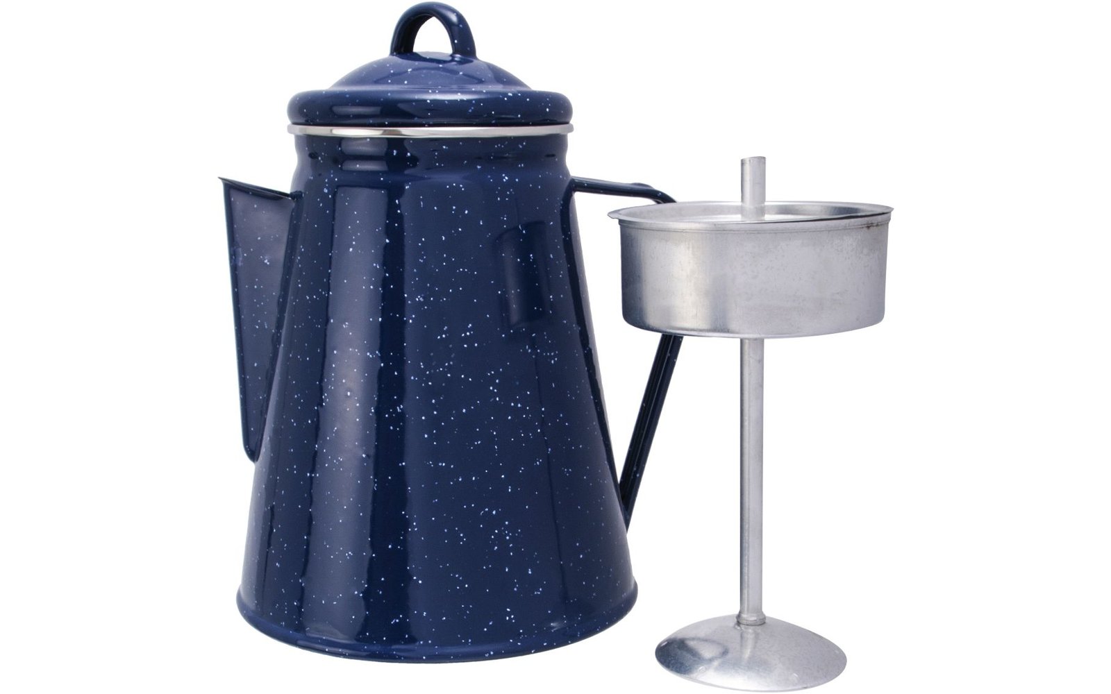 Origin Outdoors Emaille Kaffeekanne 1,8 Liter blau