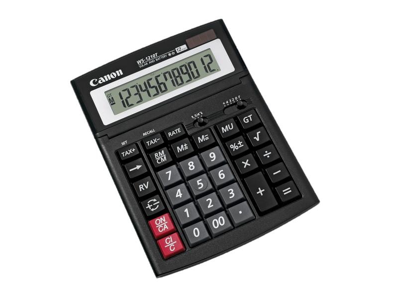Canon Taschenrechner WS1210T 12-stellig Tischrechner