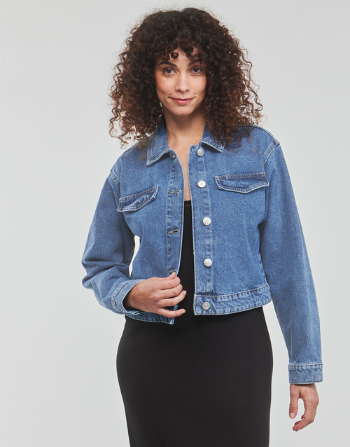 Pieces - PCTESSIE LS DNM JACKET MB873 Azul
