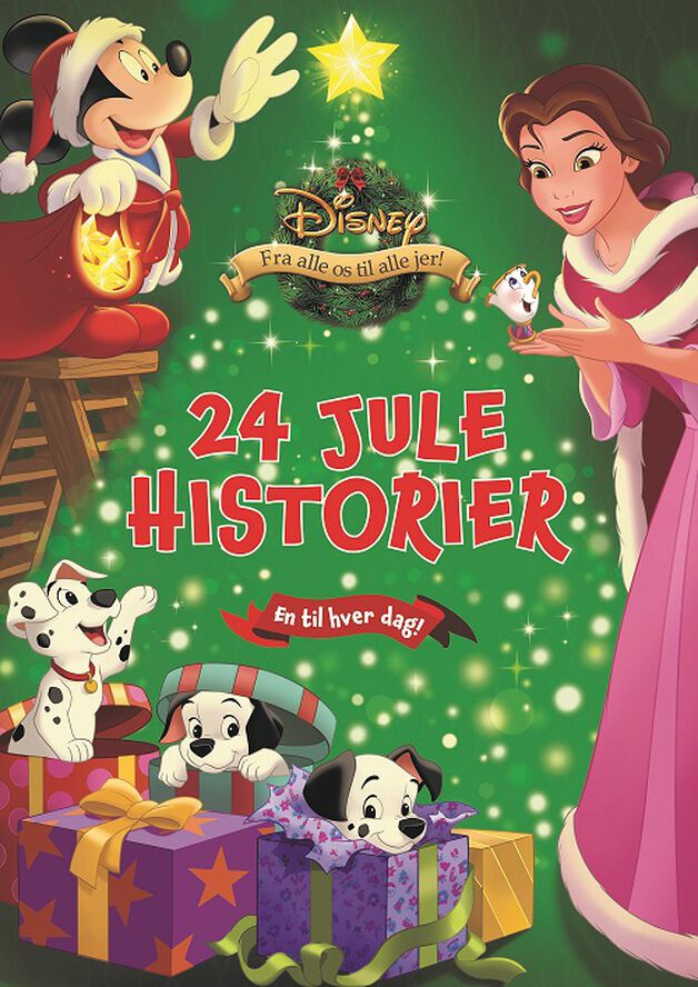 Bøger Disney Julekalenderbog Grøn