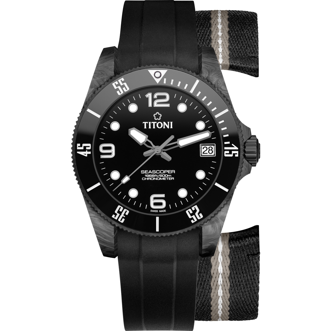 Titoni Seascoper 600 CarbonTech Manufacture Chronometer