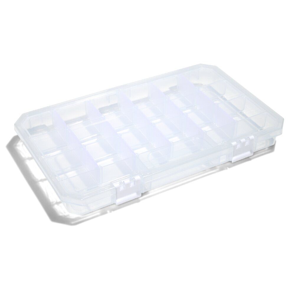 Boîte de rangement pour vis et quincaillerie 24 compartiments 22,5x36cm