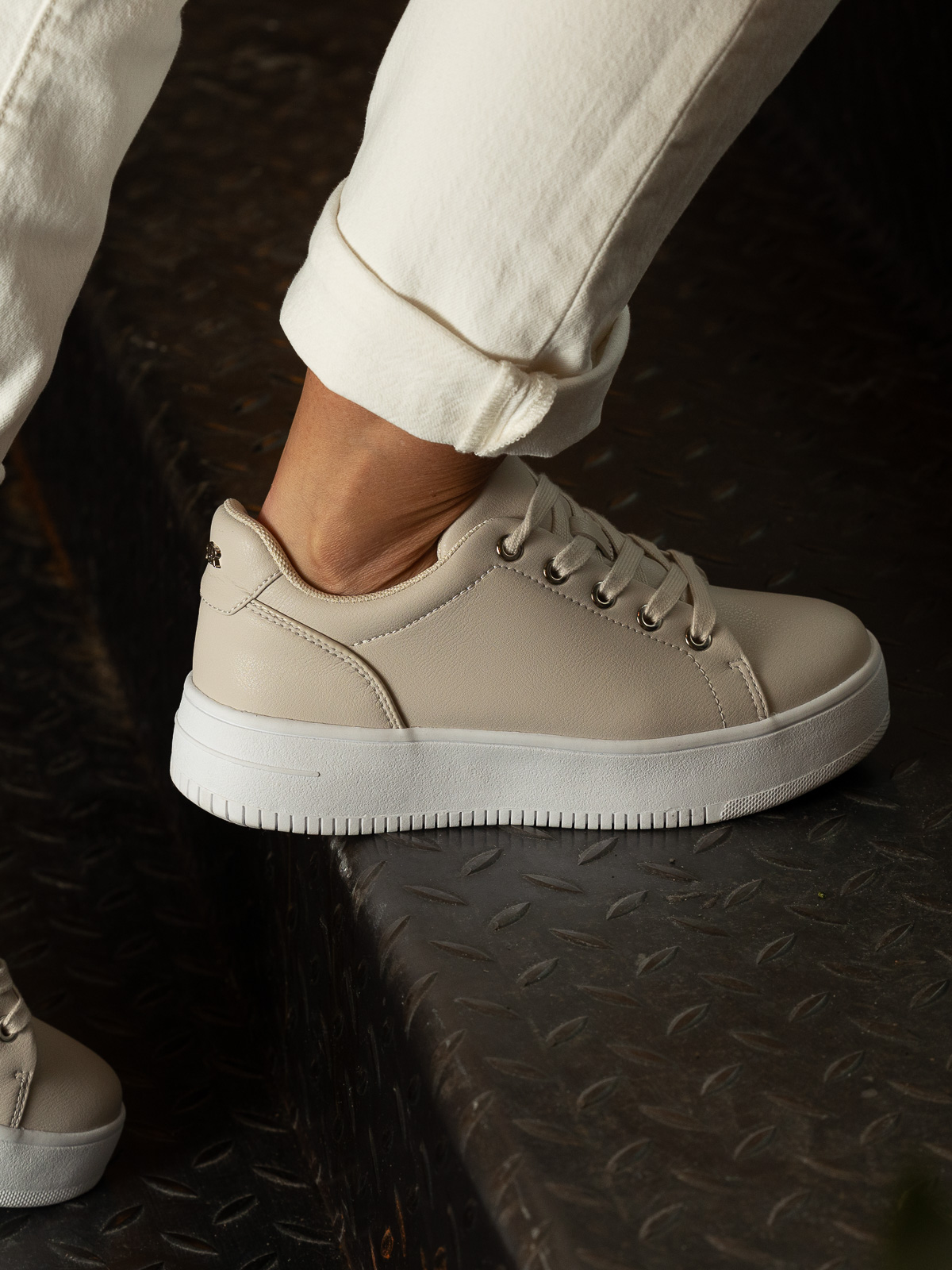 Gorbio W Beige - Trapes Sko