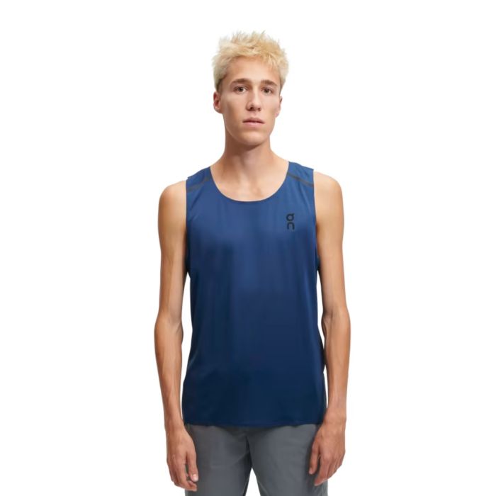 On Herre Singletter Tank Top Blå