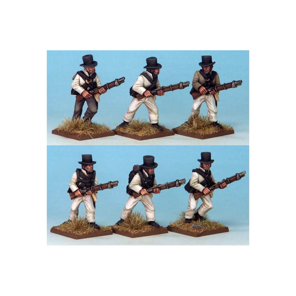 Mousquets & Tomahawks : Milice Américaine 1 Guerre de 1812