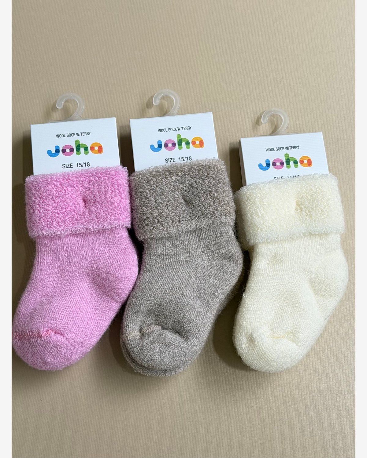 Ullsokker Baby – Varm og tykk ull-frotté