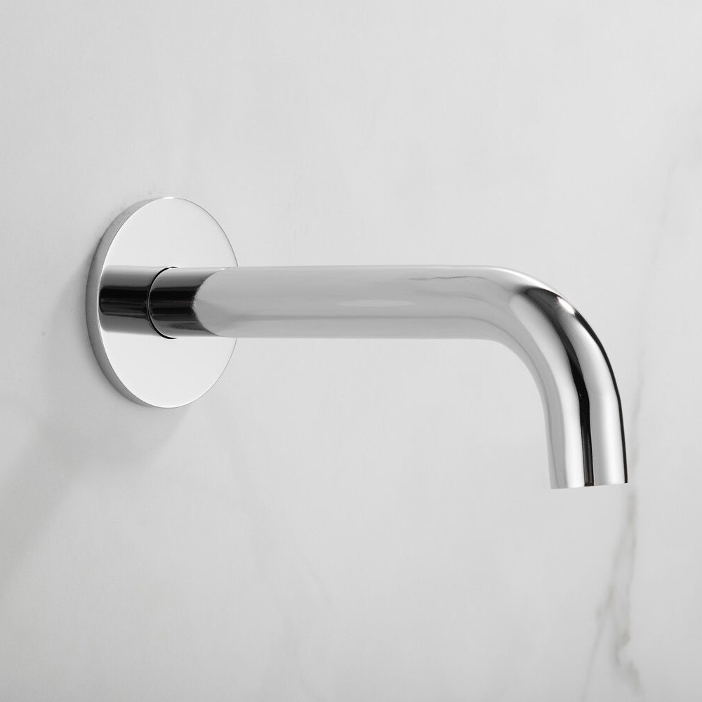 Saniclear Plus Stripes inbouw badkraan met 20cm uitloop en staafhanddouche chroom