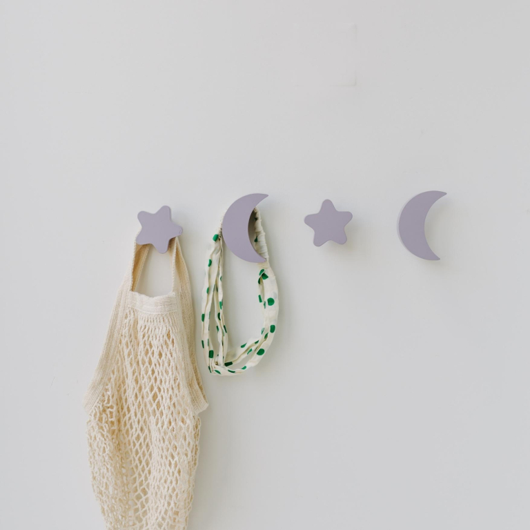 Nofred Stars and Moons haken lila