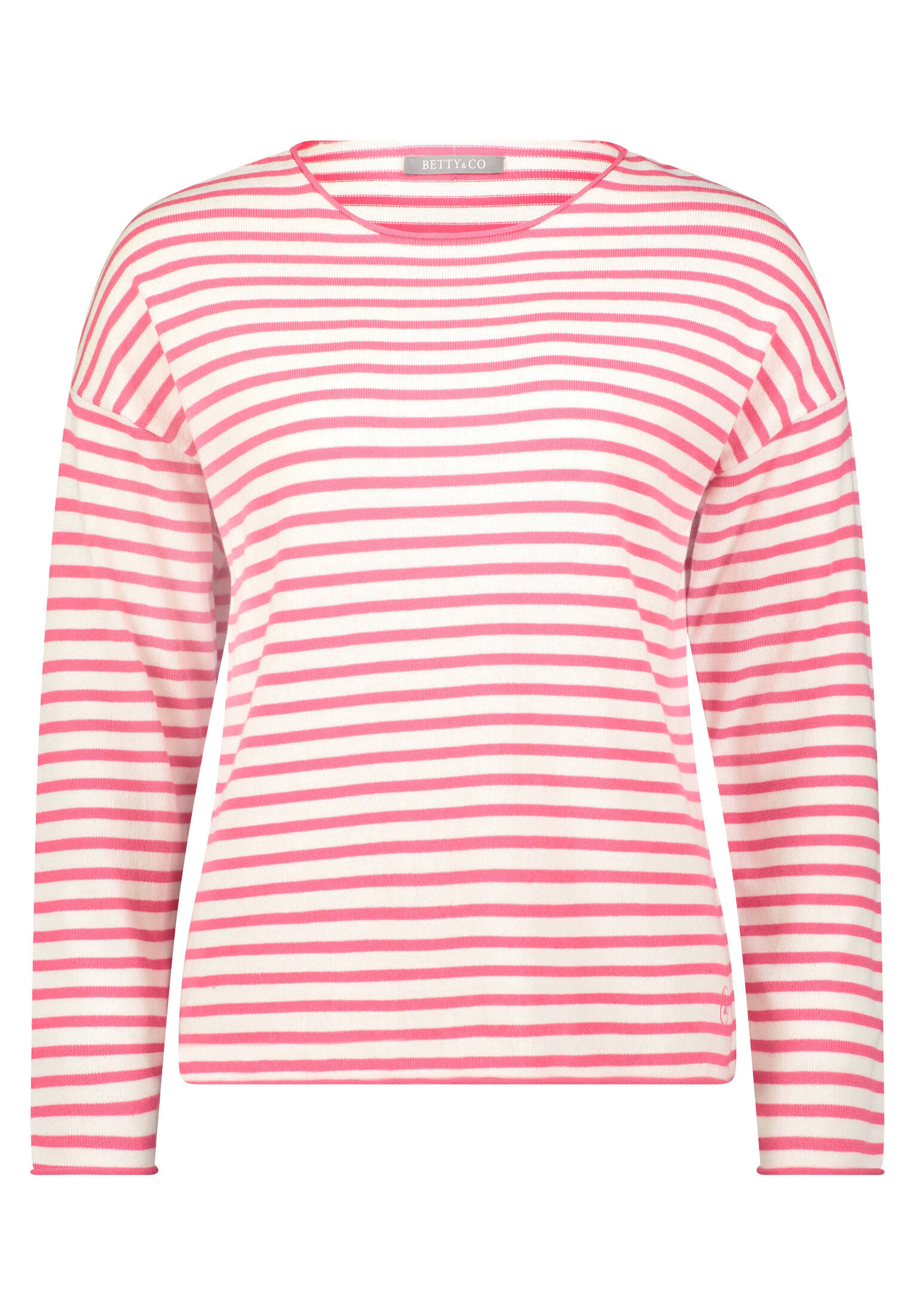 Betty & Co| Damen Strickpullover mit U-Boot-Ausschnitt