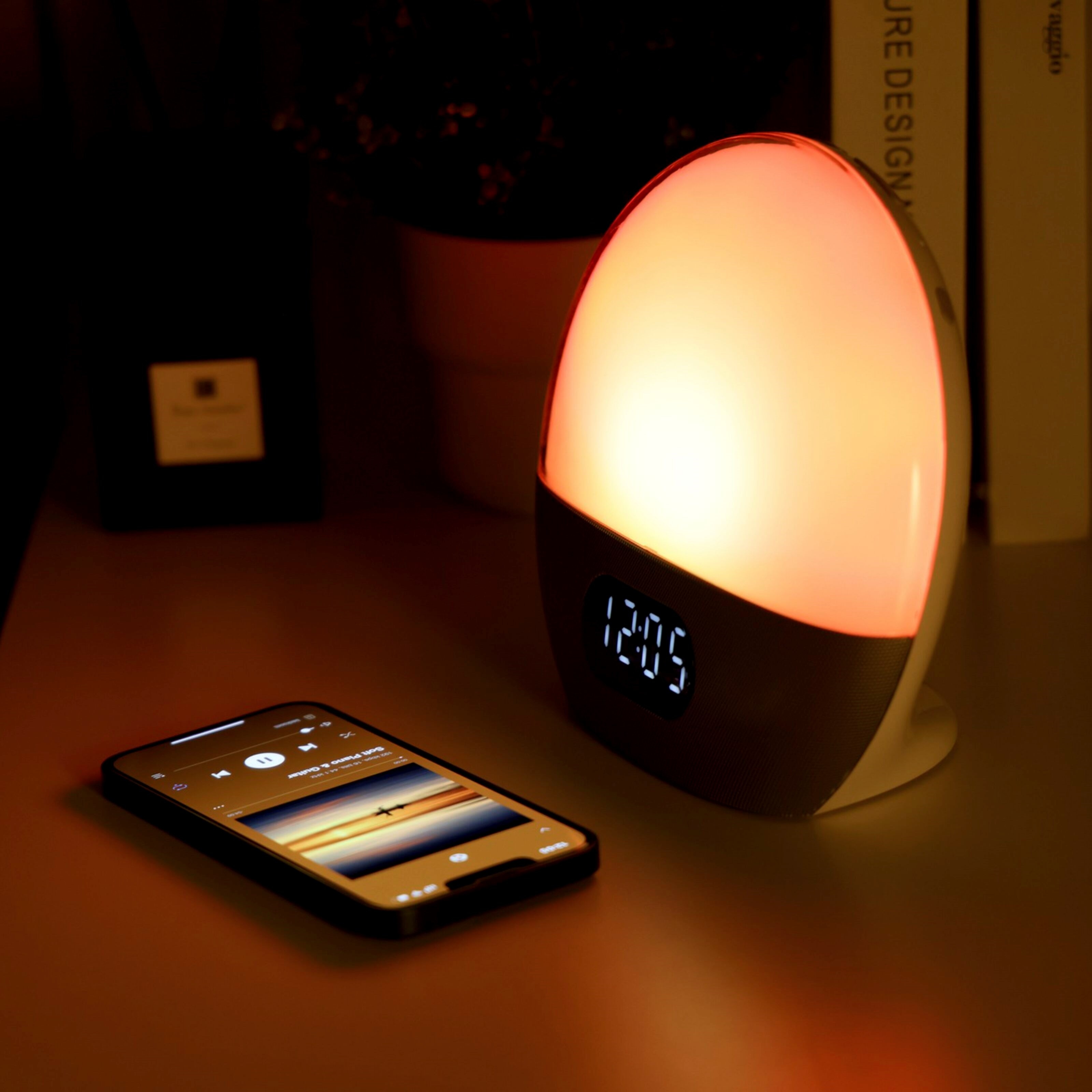 WiiM Wake-up light med vekkerklokke