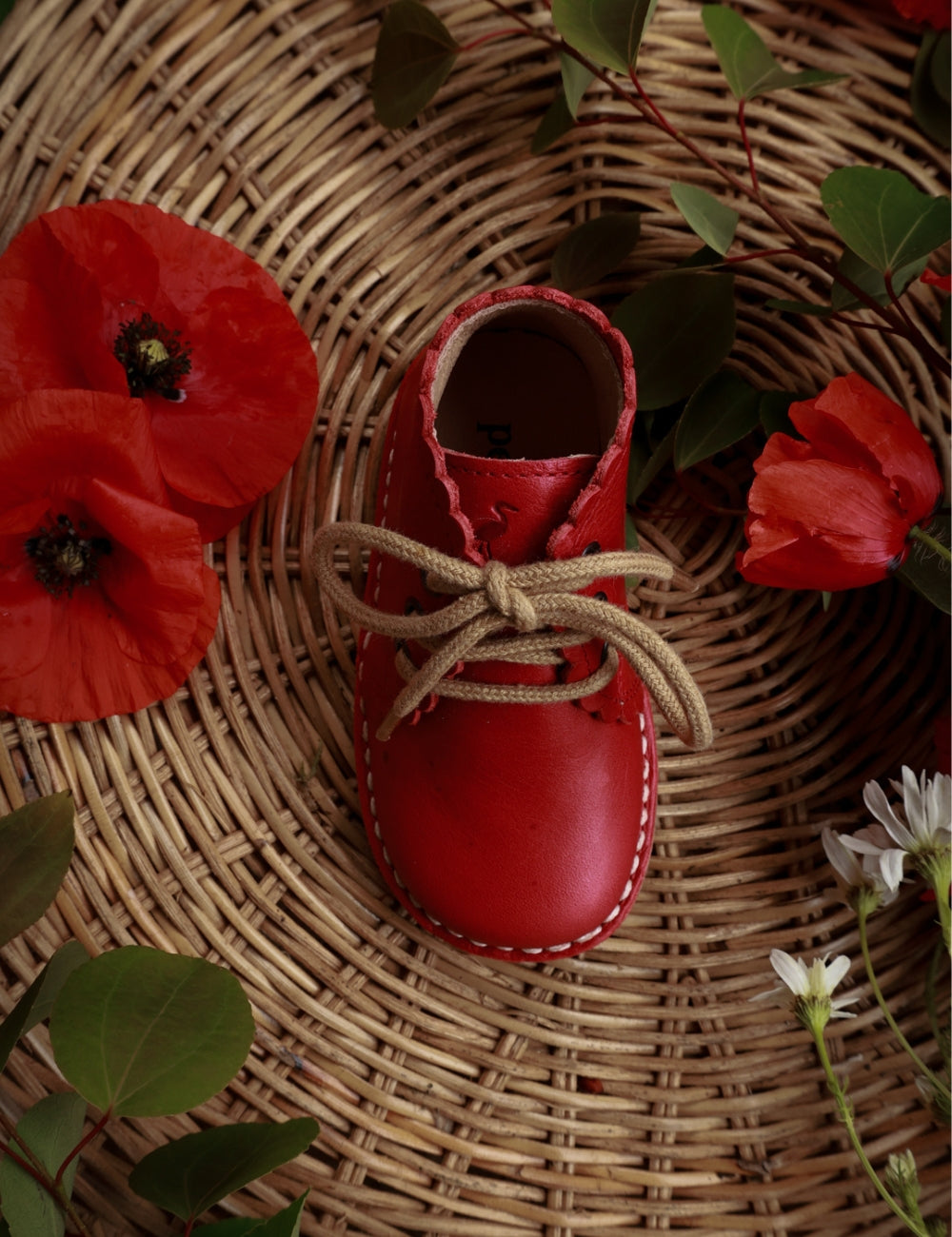 Scallop Boot - Poppy