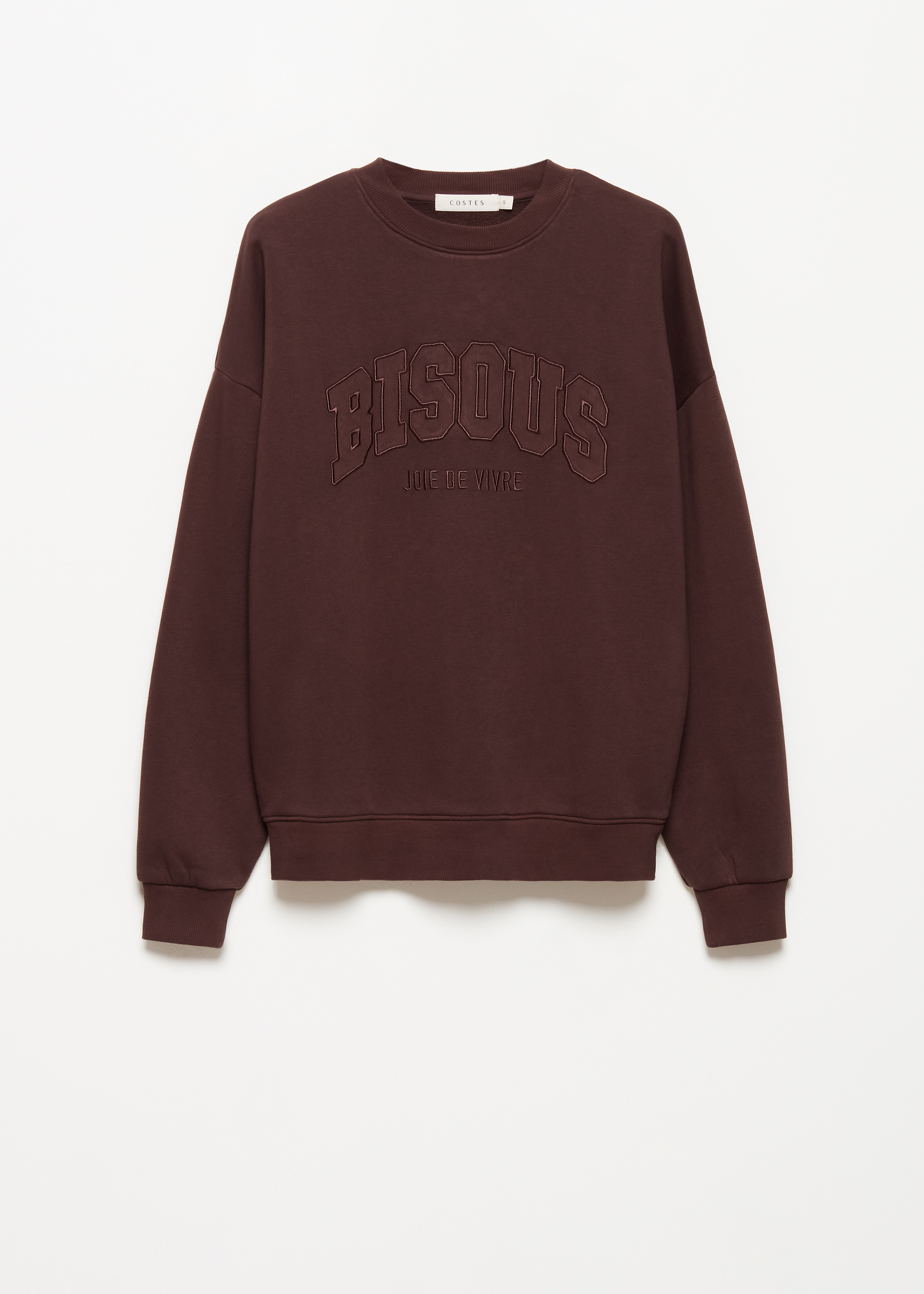Sweater bisous borduurwerk