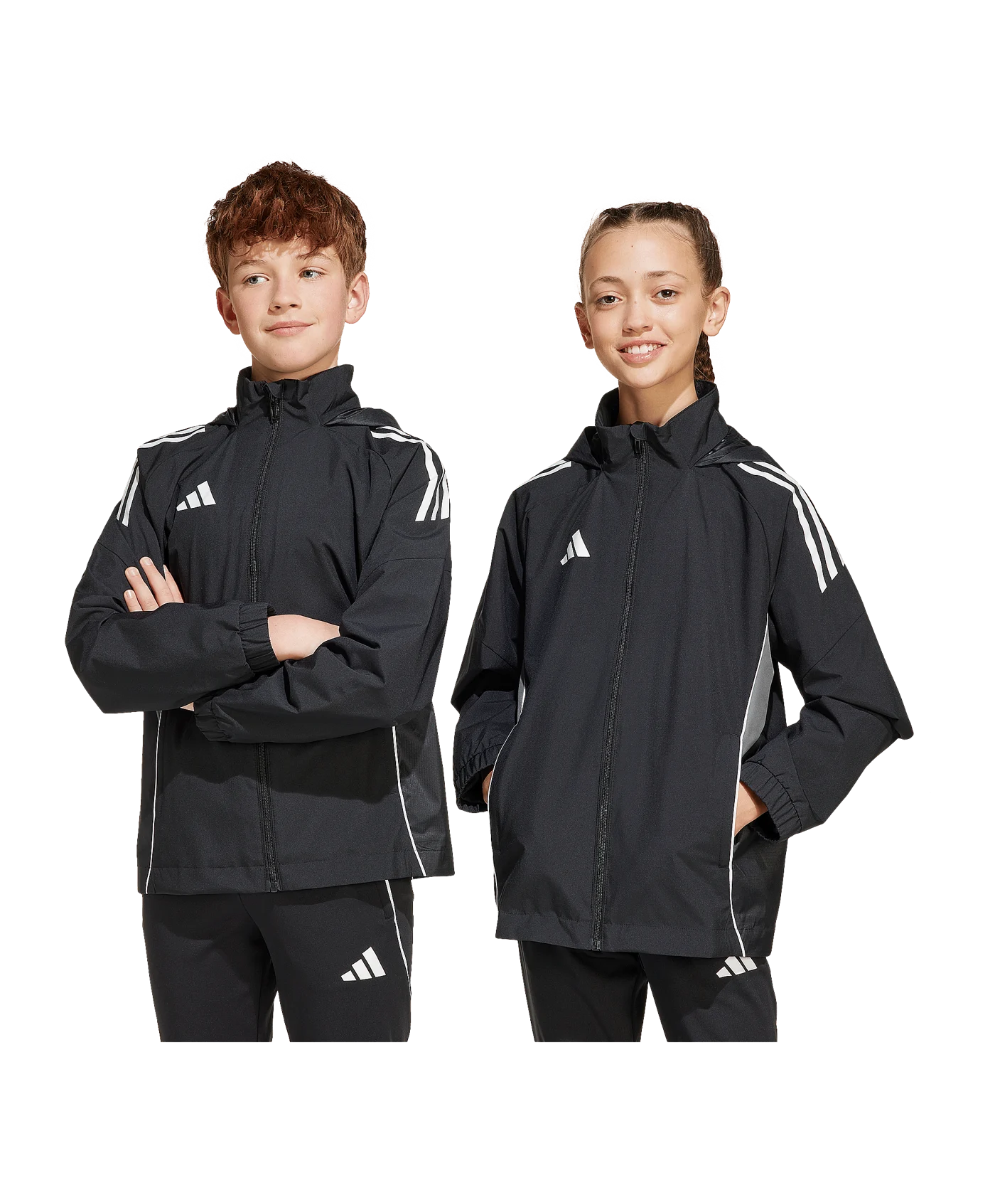 adidas Tiro 25 Competition Regenjacke Kids Schwarz