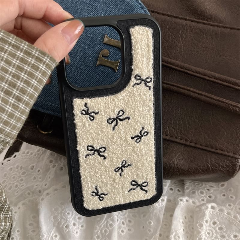 Elliure - Lint Chenille Telefoonhoesje - iPhone 16 Pro Max / 16 Pro / 16 Plus / 16 / 15 Pro Max / 15 Pro / 15 Plus / 15 / 14 Pro Max / 14 Pro / 14 Plus / 14 / 13 Pro Max / 13 Pro / 13 / 13 Mini