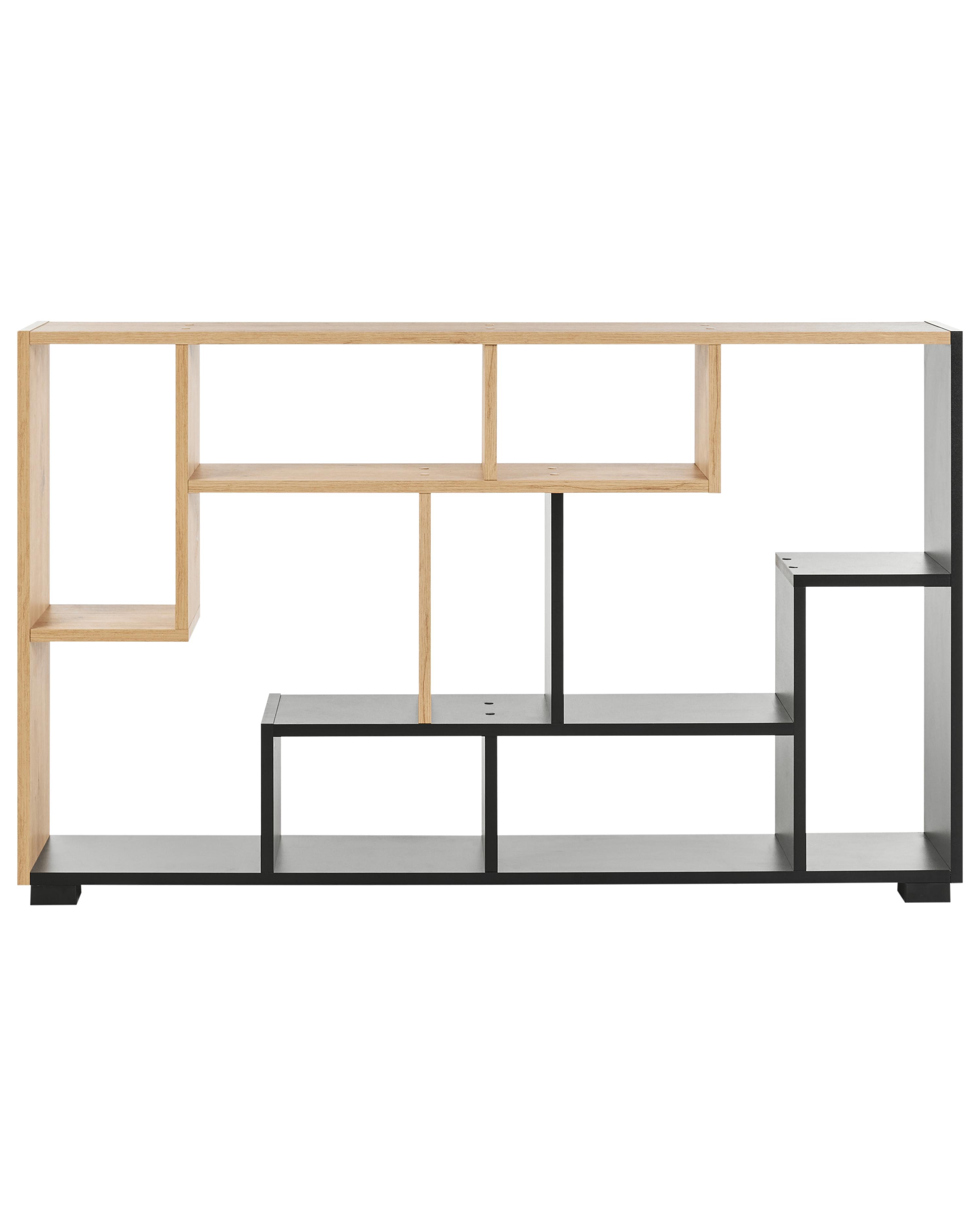 Rek ALMA 122 cm Bruin/zwart
