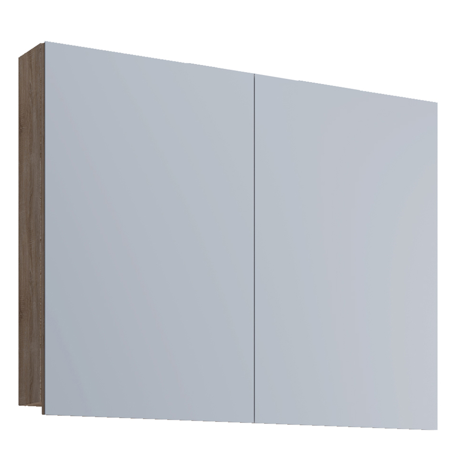 Spiegelschrank BADINOS - Sonoma Eiche - 80 cm