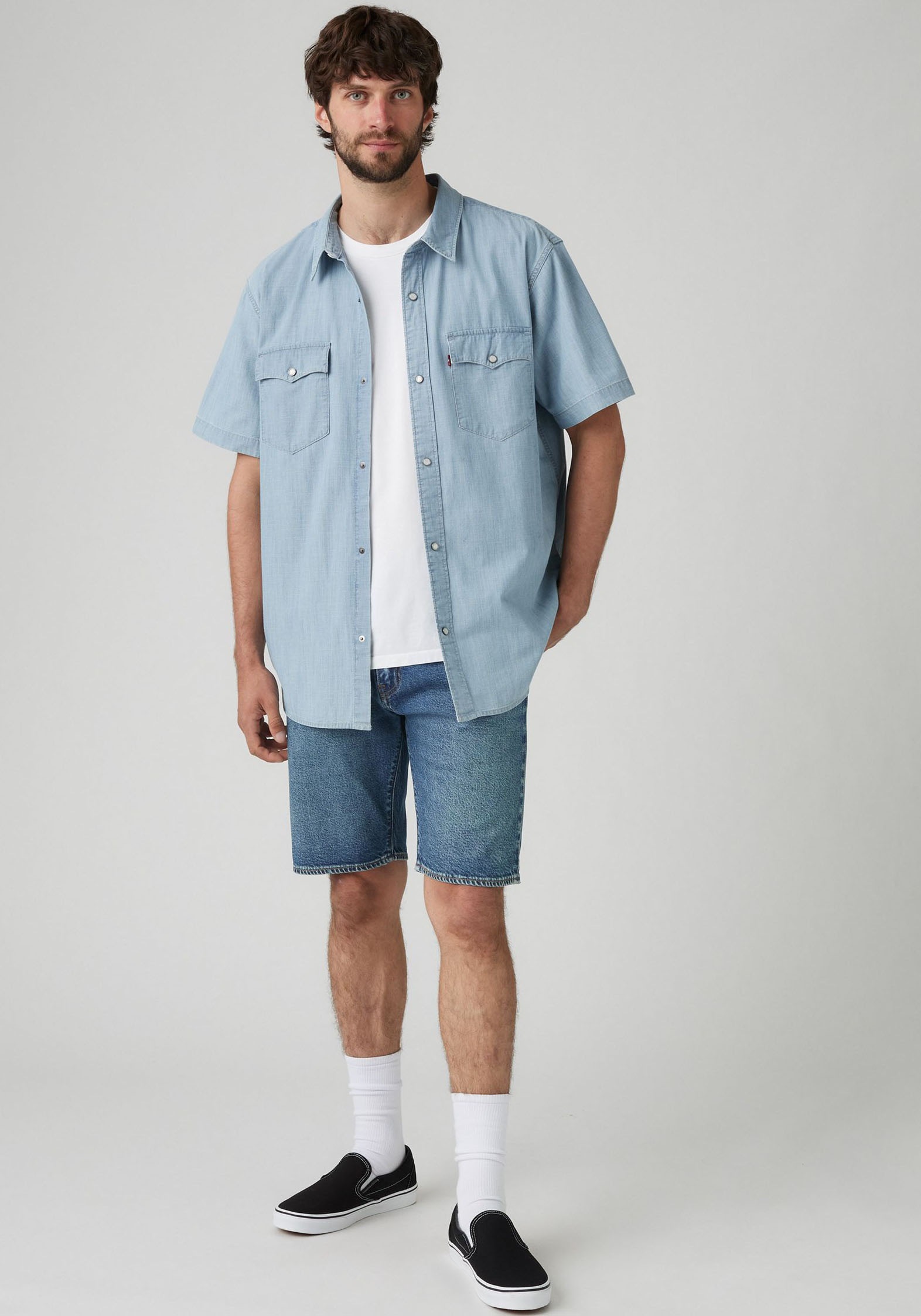 Levi's® Jeansshorts »405 STANDARD SH« Sommerhose
