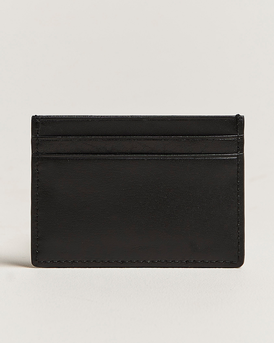 Tiger of Sweden Wake Grained Leather Cardholder Black