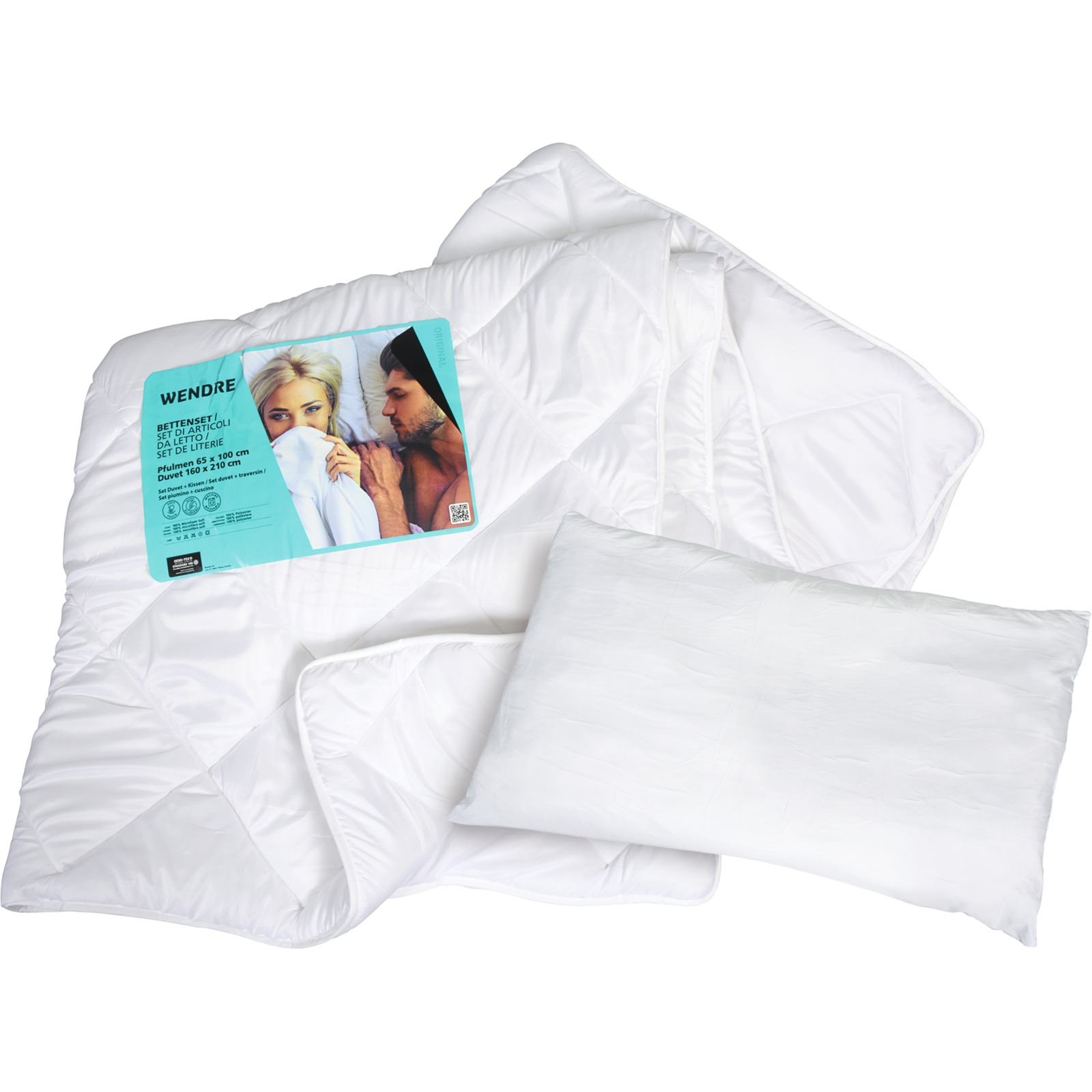 Set Pfulmen 65x100 Duvet 160x210 Synth.
