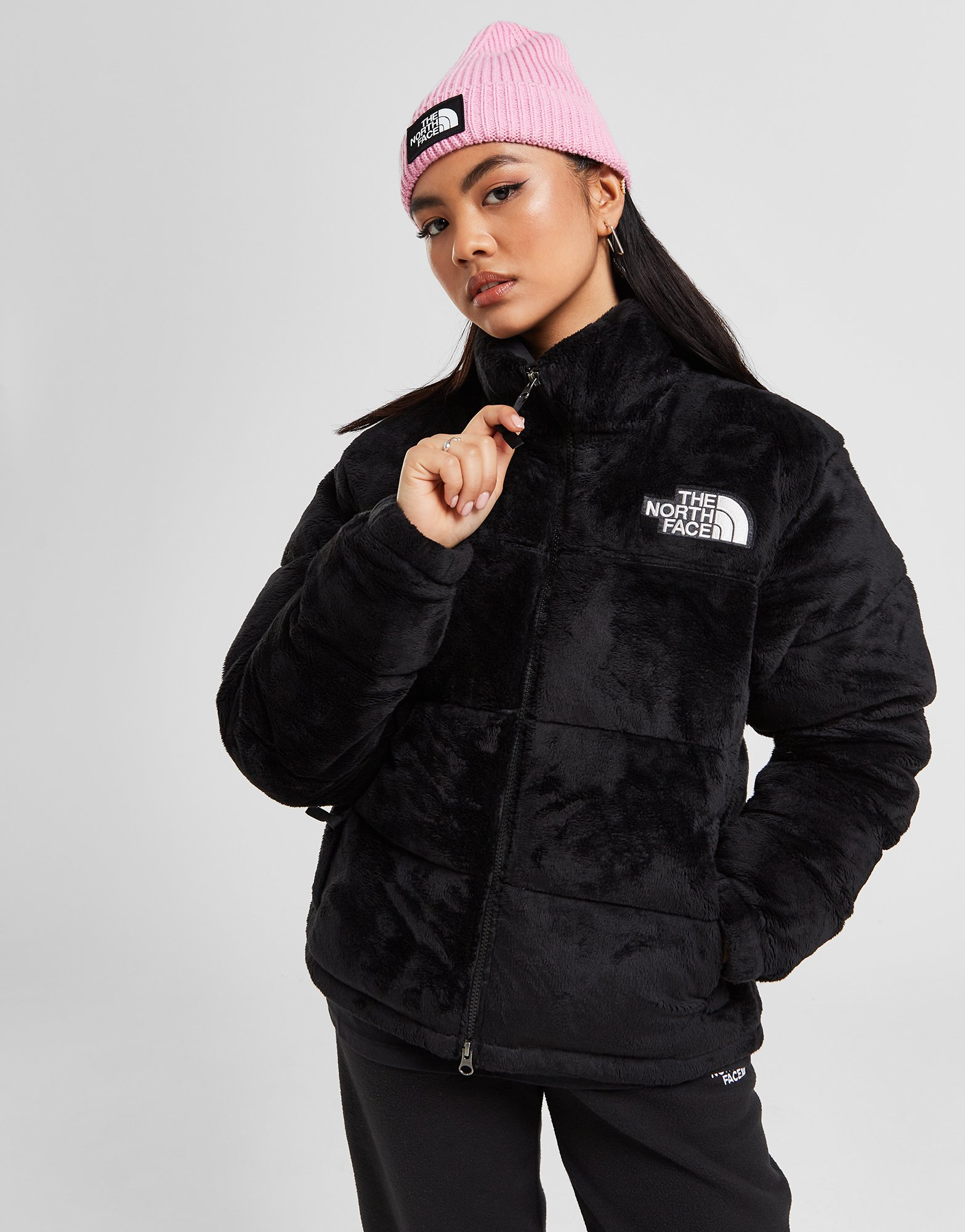 The North Face Veste Nuptse Velours Femme