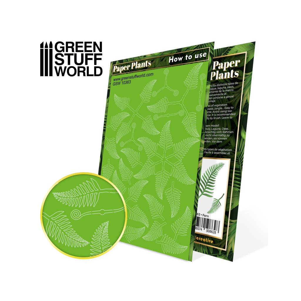 Plantes en Papier - Fougères