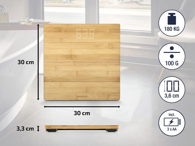 Soehnle Bamboo Magic Personvægt