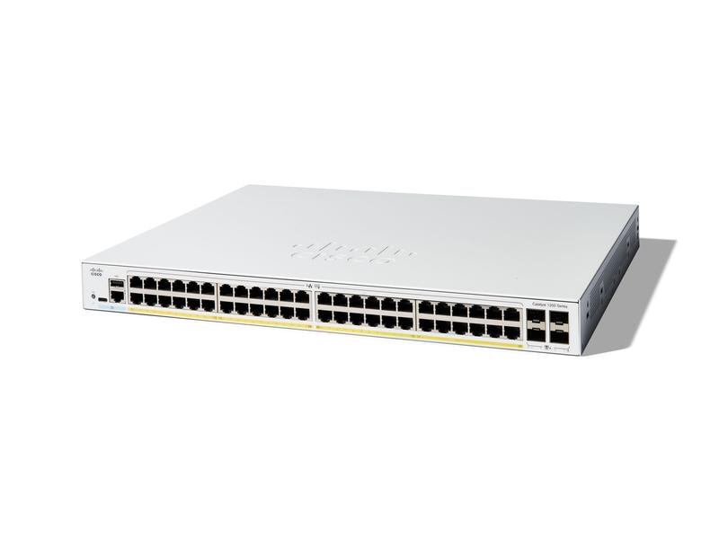 Cisco PoE  Switch Catalyst C1200-48P-4X 52 Port Cisco Catalyst Switches der Serie 1200