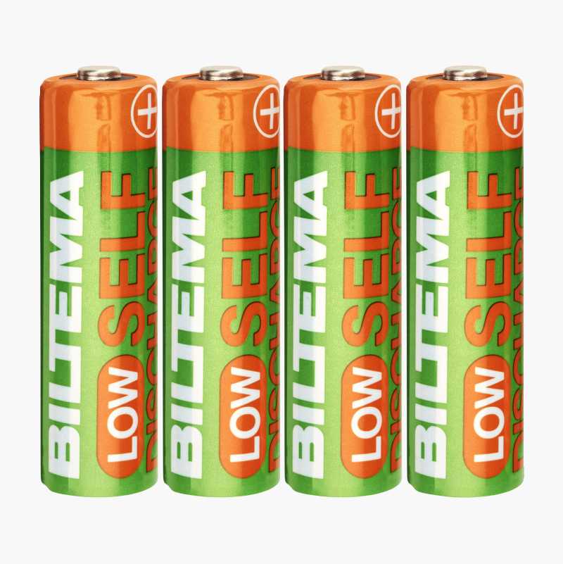 Oppladbart AA-batteri, 2450 mAh, 4-pk.