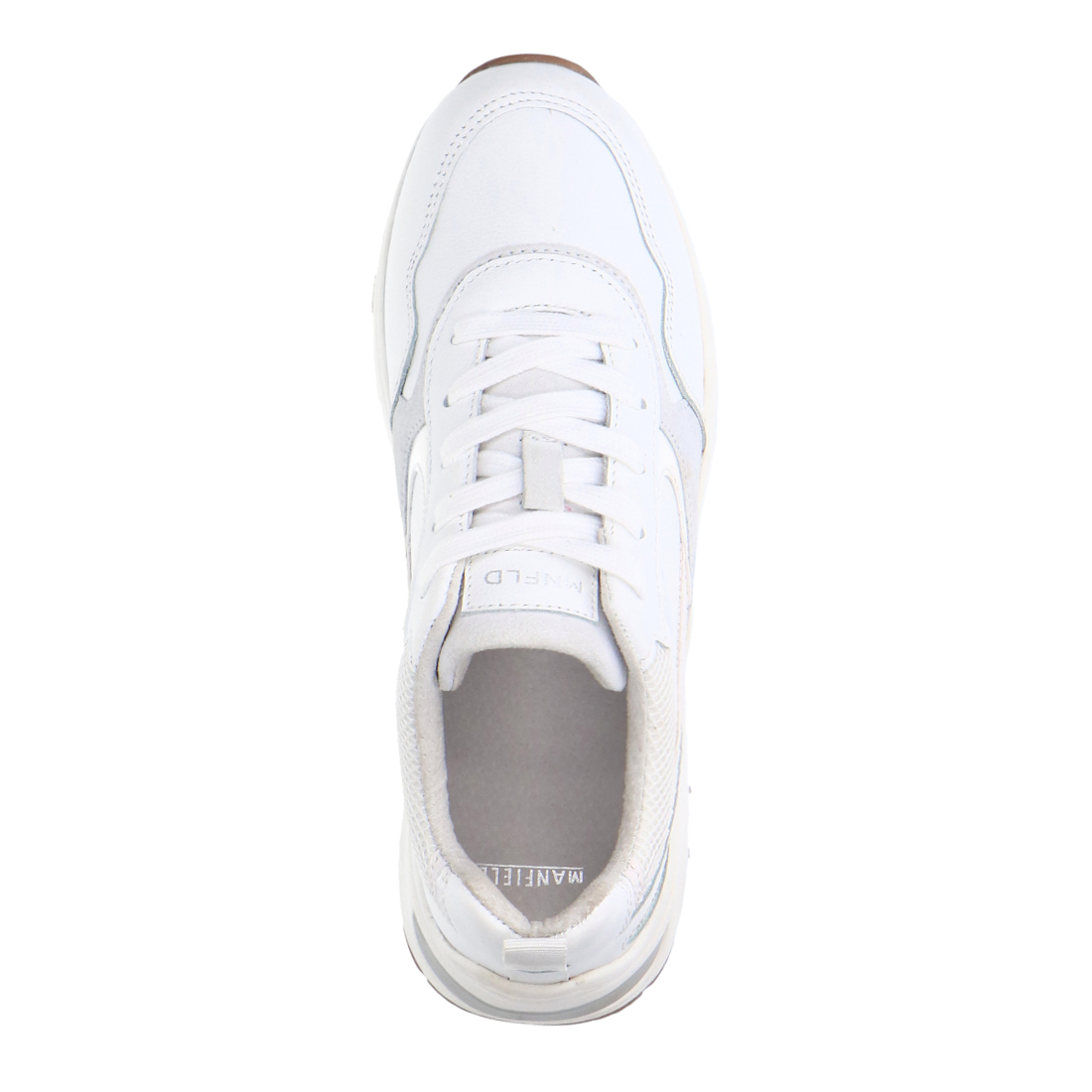 Witte leren sneakers