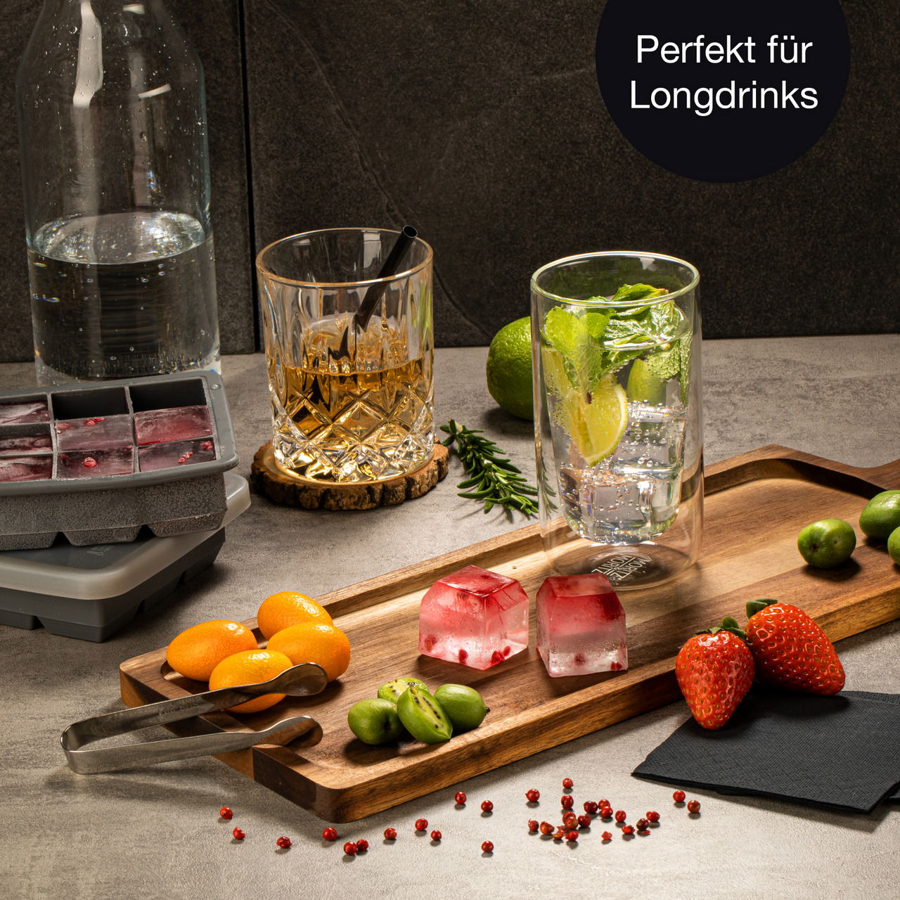 Moritz & Moritz Eiswürfelform eckig 2 er Set