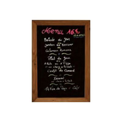 Promocome - Cadre mural bois fond ardoise - 40 x 53 cm