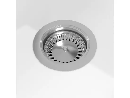 Evier 116 x 51 cm VILLEROY ET BOCH Architectura 8 Blanc + Robinet cuisine GROHE Bauloop