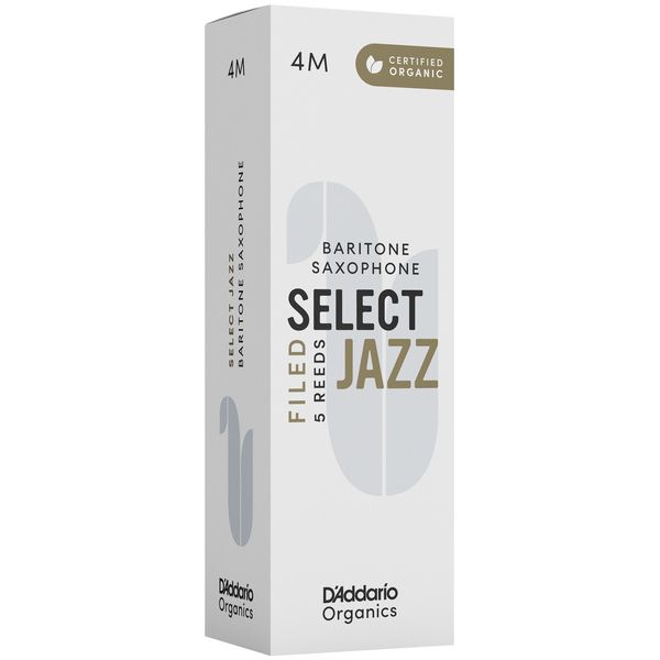 DAddario Woodwinds Organic Sel. Jazz Filed BAR 4M