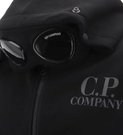 C.P. Company Cardigan - Schwarz m. Sonnenbrille