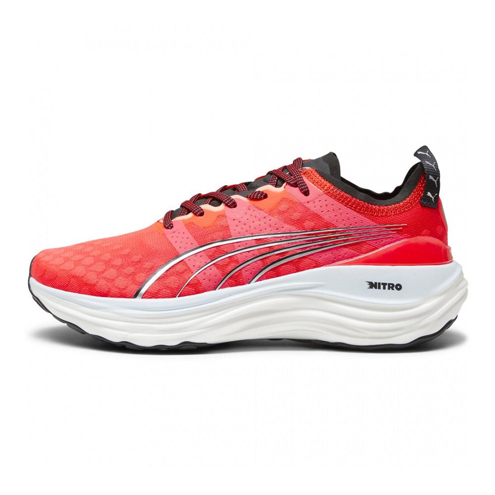 Puma FOREVERRUN NITRO - Chaussures running Femme fire orchid/puma black/puma silver