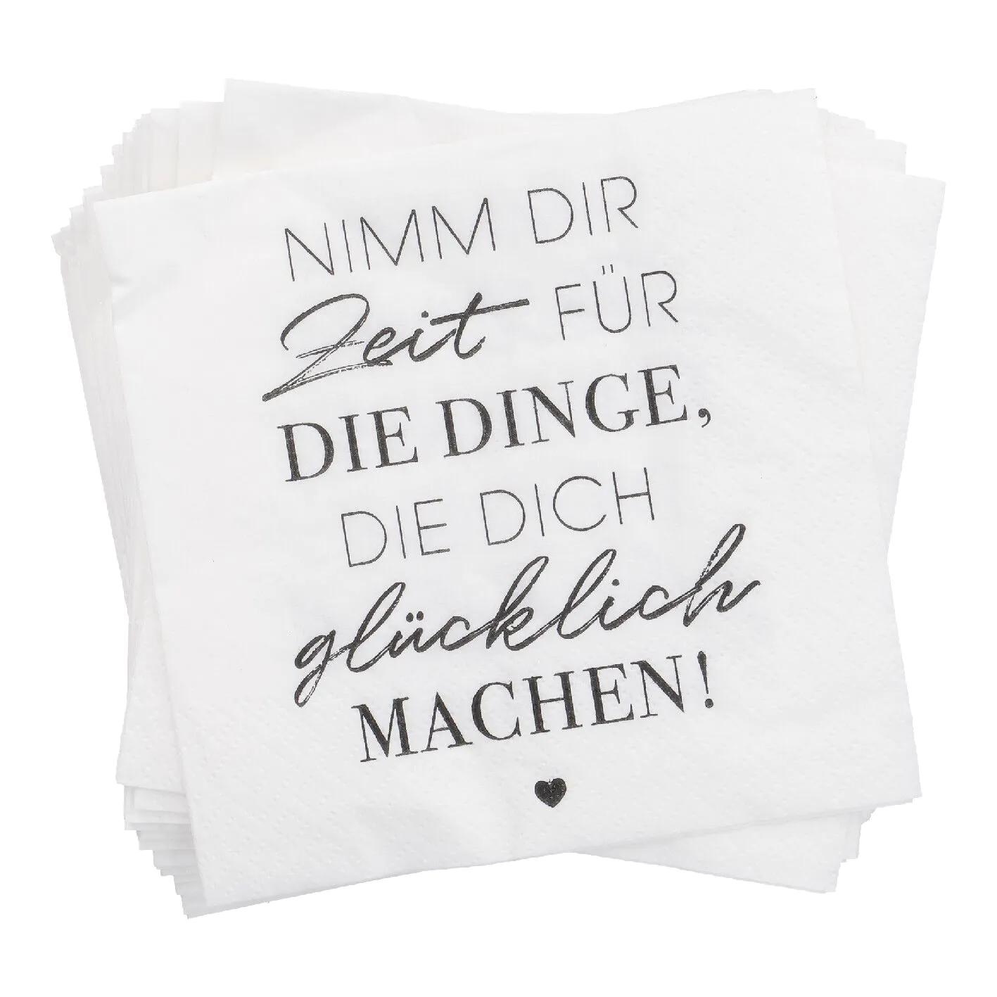 Serviette Nimm dir Zeit, 20 Stück