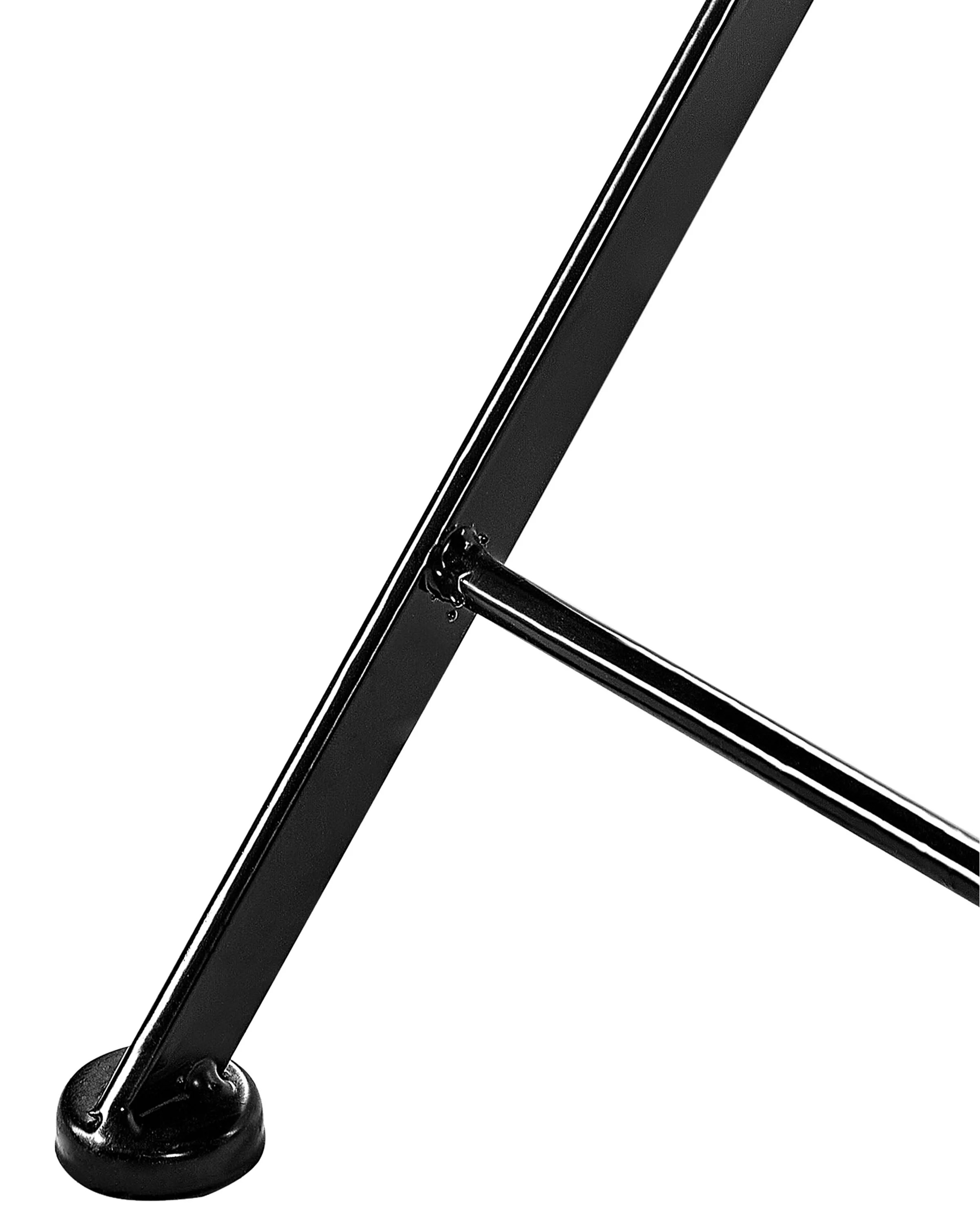 Set van 2 tuinstoelen CARPINO Metaal Zwart