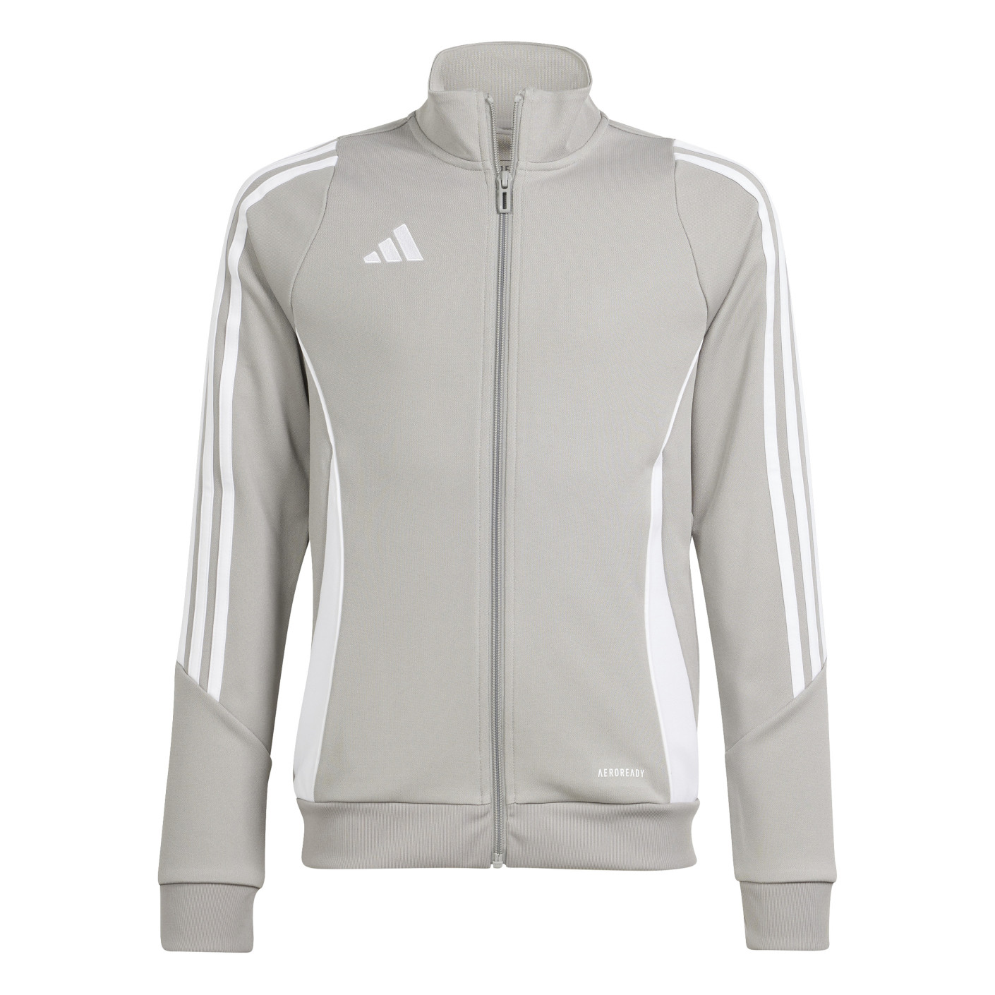 Adidas Tiro 24 Trainingsjack Kids Grijs Wit