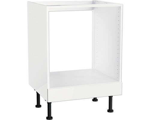 Optifit oven ombouwkast Arvid986 BxDxH 60x58,4x87 cm wit glanzend gedemonteerd