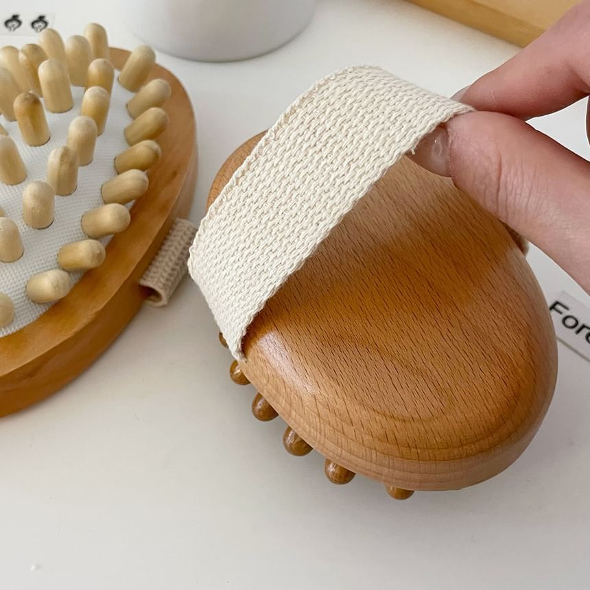 Intimo - Houten Hoofdhuid Massager