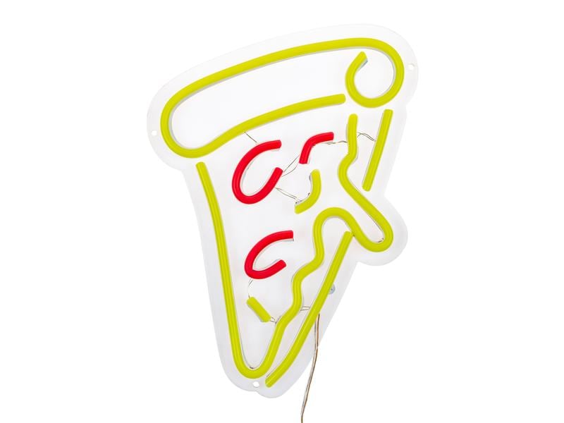 Vegas Lights LED Dekolicht Neonschild Pizza 30 x 23 cm Dekorative Innenbeleuchtung