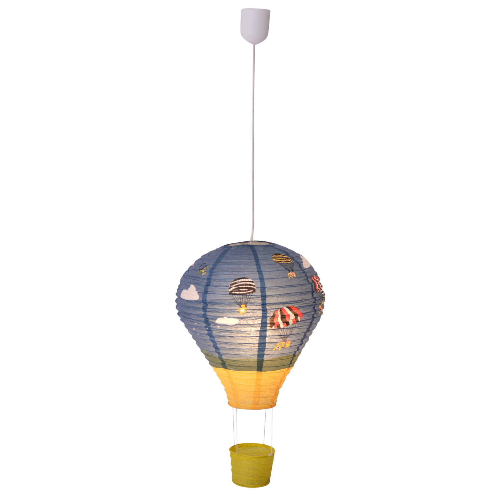 Pendelleuchte Ballon - bunt - 105 cm