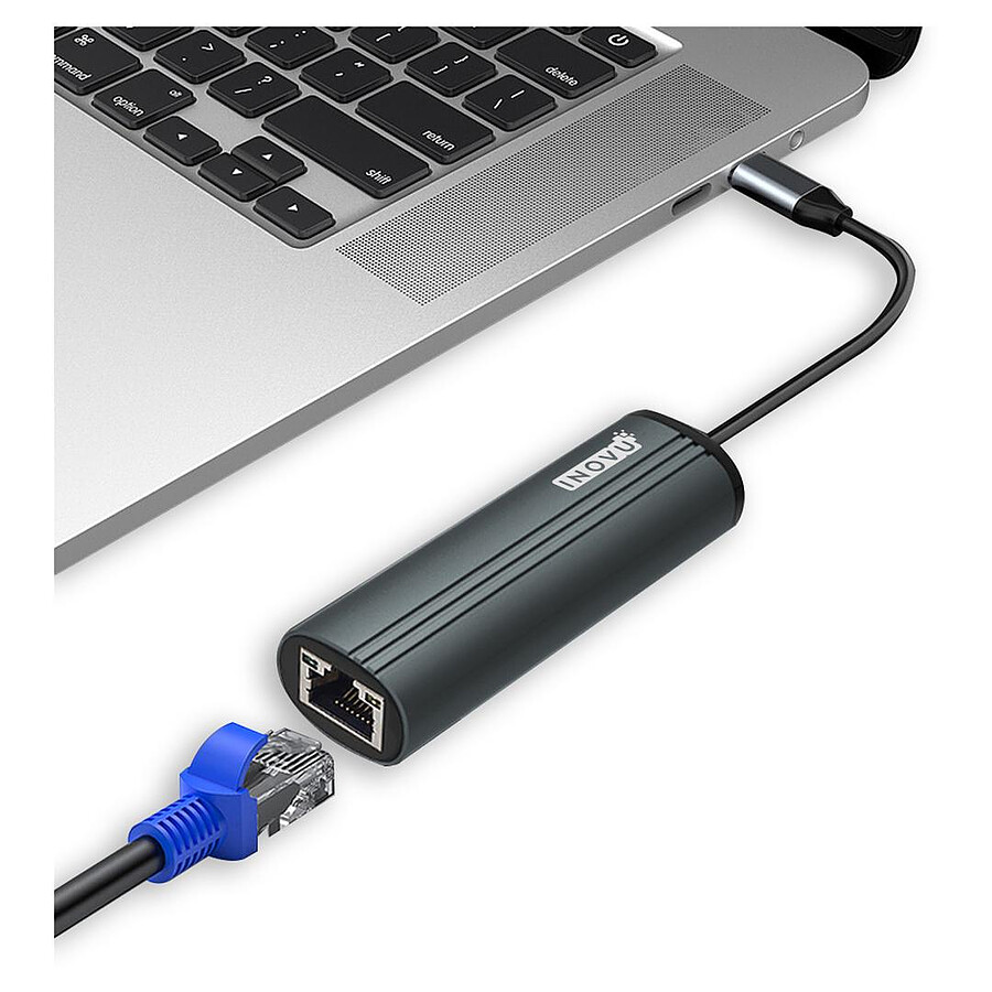 INOVU Adaptateur USB 3.0 vers Gigabit Ethernet avec Power Delivery 100W