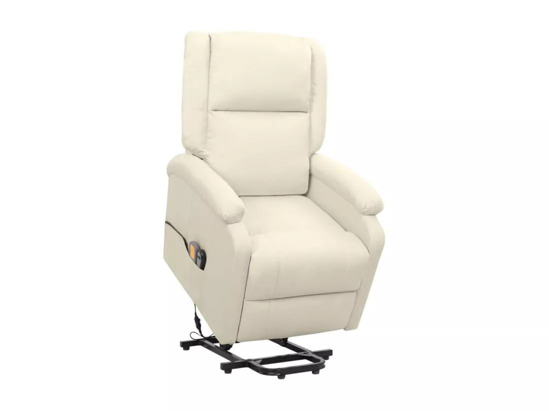 Prolenta Premium - Fauteuil de massage Crème Tissu