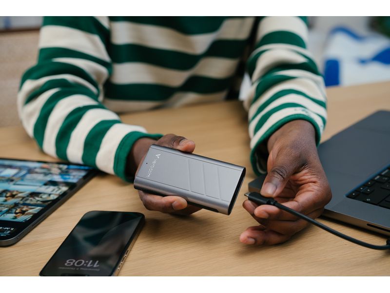 Verbatim Externe SSD TurboMetal 2000 GB Externe SSD mit USB4 und einer Speicherkapazität von 2 TB