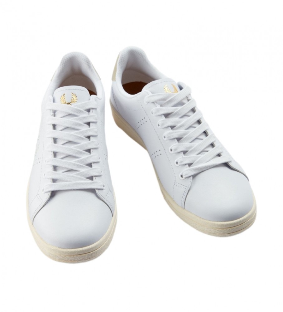 Tênis de couro Fred Perry B721 branco