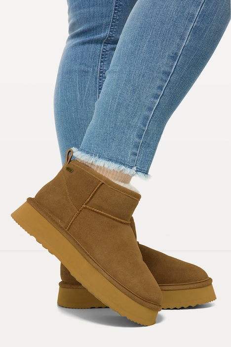 Axelda Lammfell-Boots, wasserabweisend, Weite H