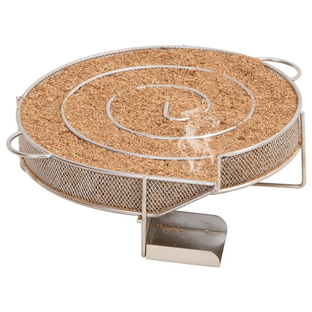 Générateur de fumée froide rond 19,5 cm acier inoxydable