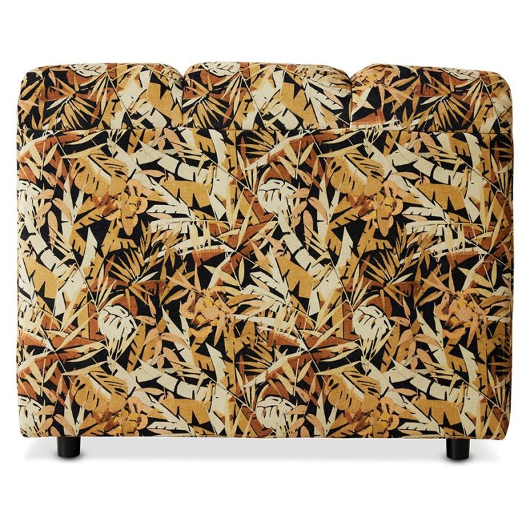 HKliving Wave bank element midden corduroy rib hay