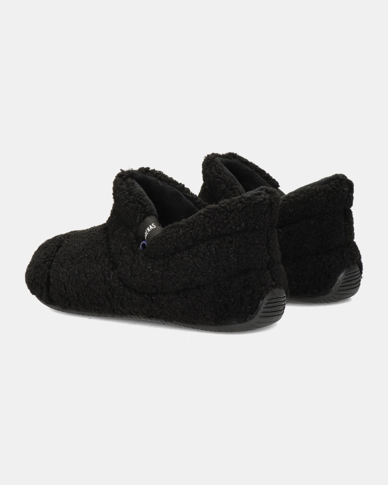 Verbenas Yeti Nairobi Pantoffels  - zwart